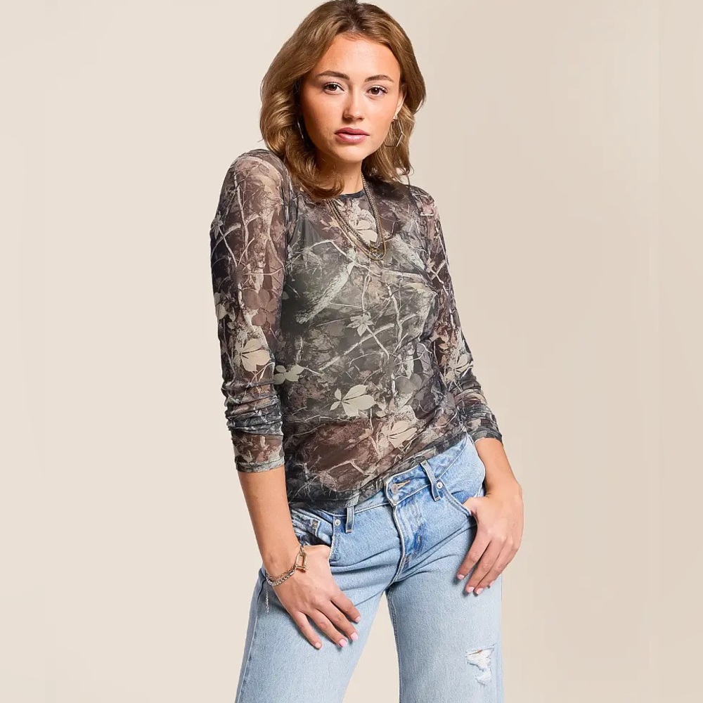 Camo Mesh Top
GILDED INTENT